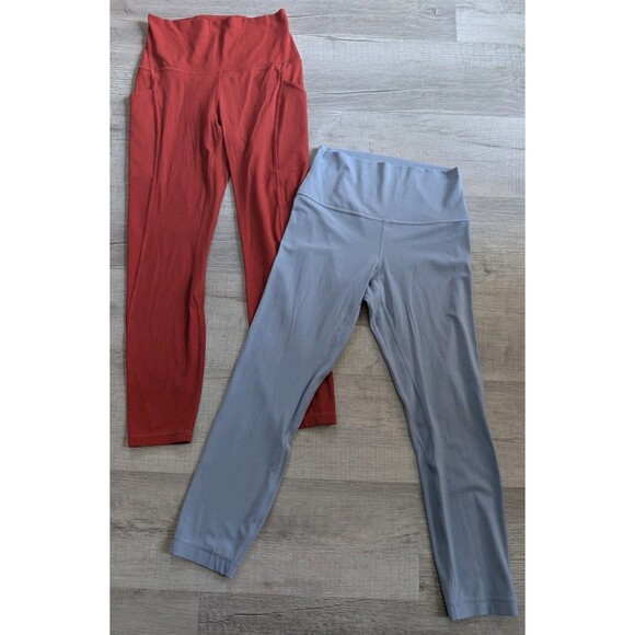 Lot of 2 Lululemon Women's Multi Style Leggings Size 6 - Picture 1 of 8